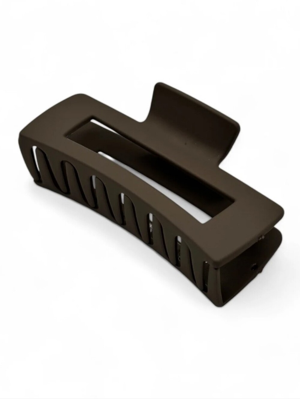Matte Hair Claw Clip for Unisex - Stylish Grip Rectangle Frosted Hair Clip